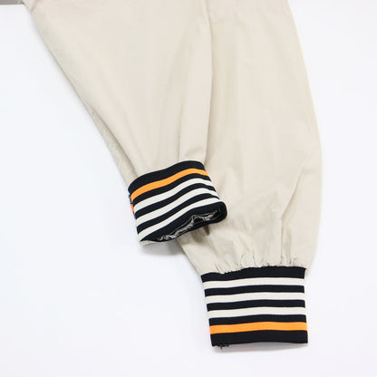 リブ ドッキング シャツ / レギュラーカラー 長袖 オーバーサイズ コットン