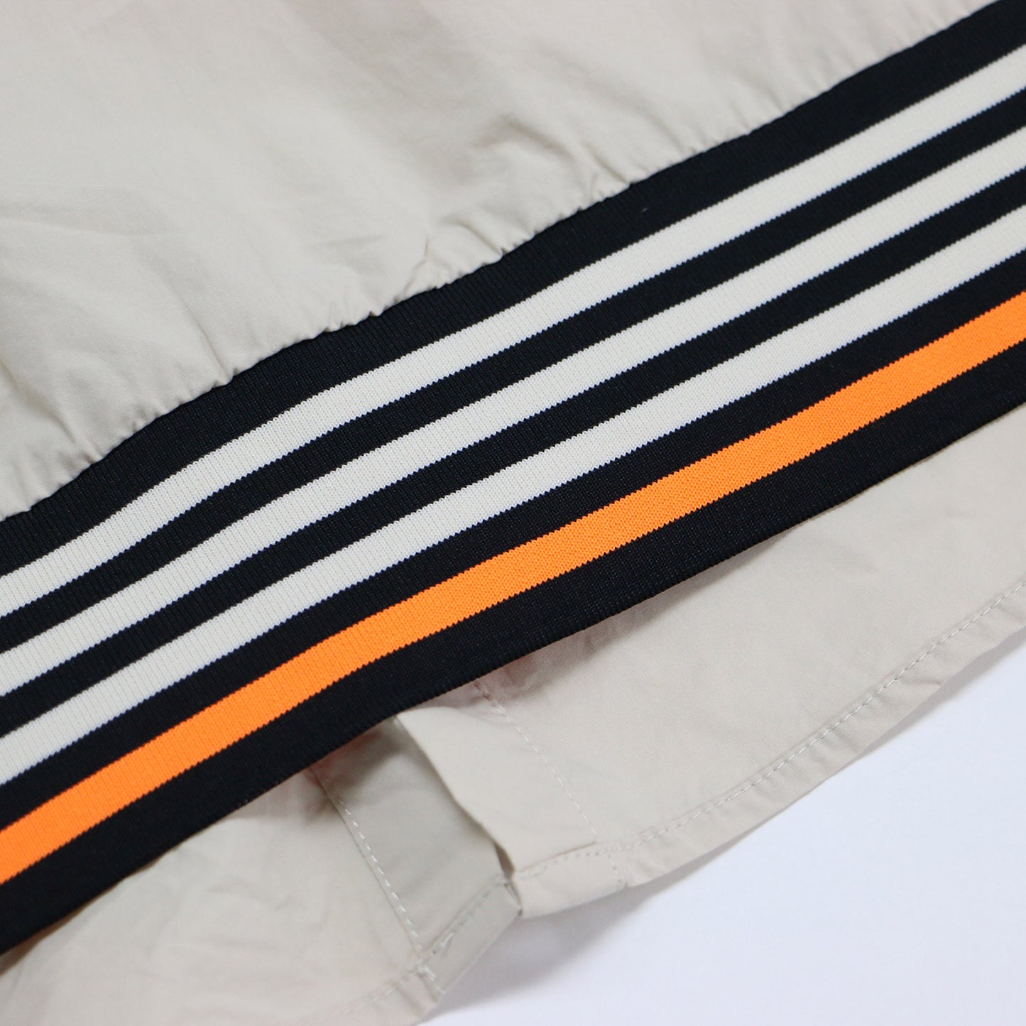 リブ ドッキング シャツ / レギュラーカラー 長袖 オーバーサイズ コットン