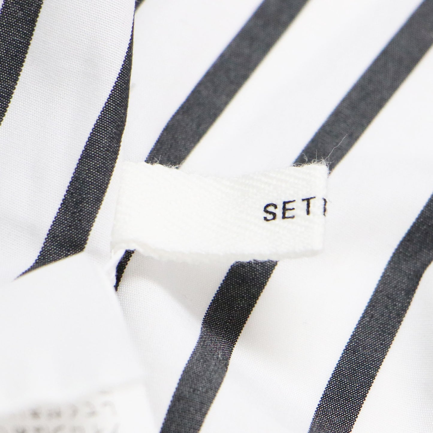 ストライプ柄 コットン 長袖 シャツ / レギュラーカラー オーバーサイズ