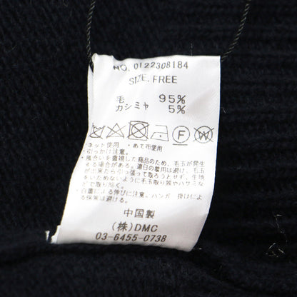 22秋冬 ウール カシミヤ ロング カーディガン / ニット Vネック 長袖 ポケット ミドルゲージ