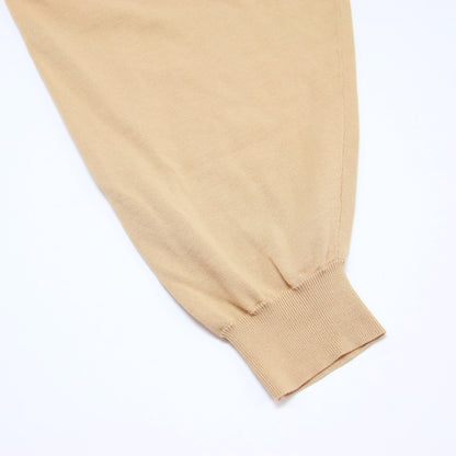 24春夏 クルーネック ポンチョ ニット / CREW NECK PONCHO SWEATER プルオーバー クロップド丈 コットン