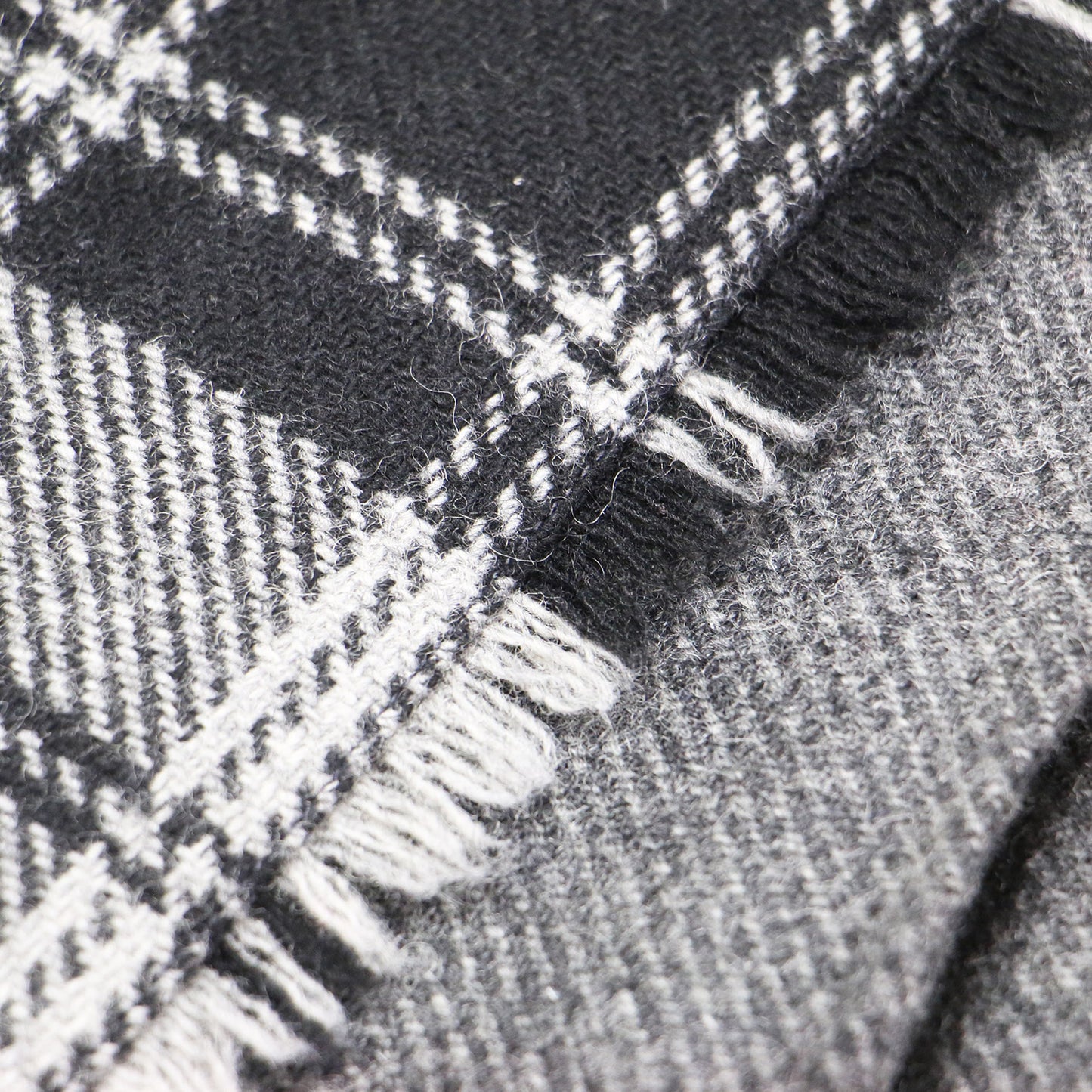 ウール パッチワーク キルト スカート / ミディ丈 ラップ プリーツ Aライン チェック