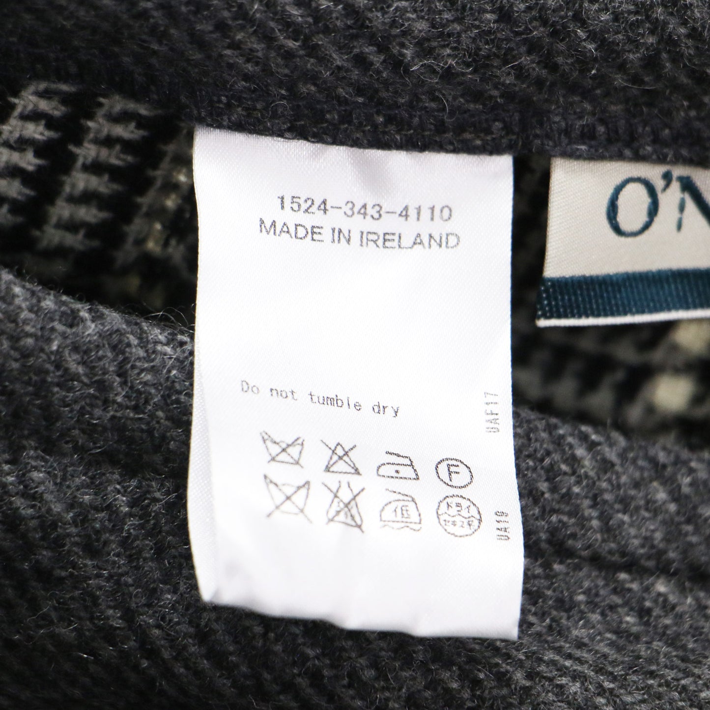 ウール パッチワーク キルト スカート / ミディ丈 ラップ プリーツ Aライン チェック