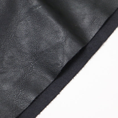 23秋冬 シンセティック レザー スカート / SYNTHETIC LEATHR SKIRT ロング丈 ギャザー フレア フェイクレザー