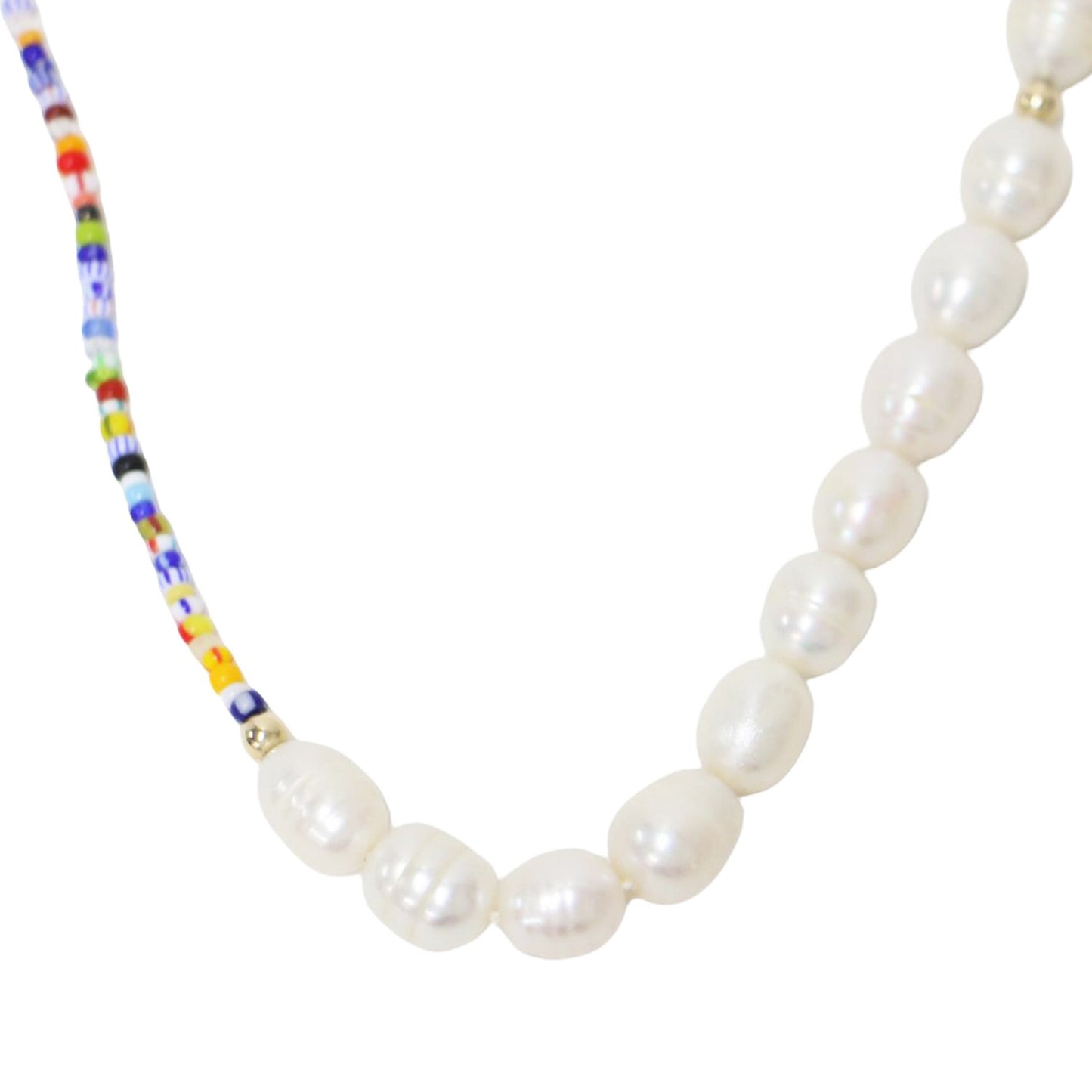 24春夏 THASOS ネックレス / パール ビーズ ゴールドフィルドビーズ