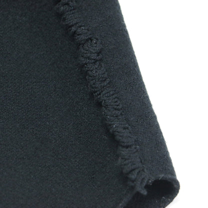 22秋冬 ウール ロング カーディガン / ニット 長袖 Vネック ボリュームスリーブ フリンジ オーバーサイズ