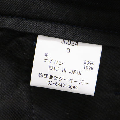 24秋冬 ウール ワイド パンツ / JUVENILE IMITATE TROUSERS トラウザーズ ハイウエスト フレア ダブル