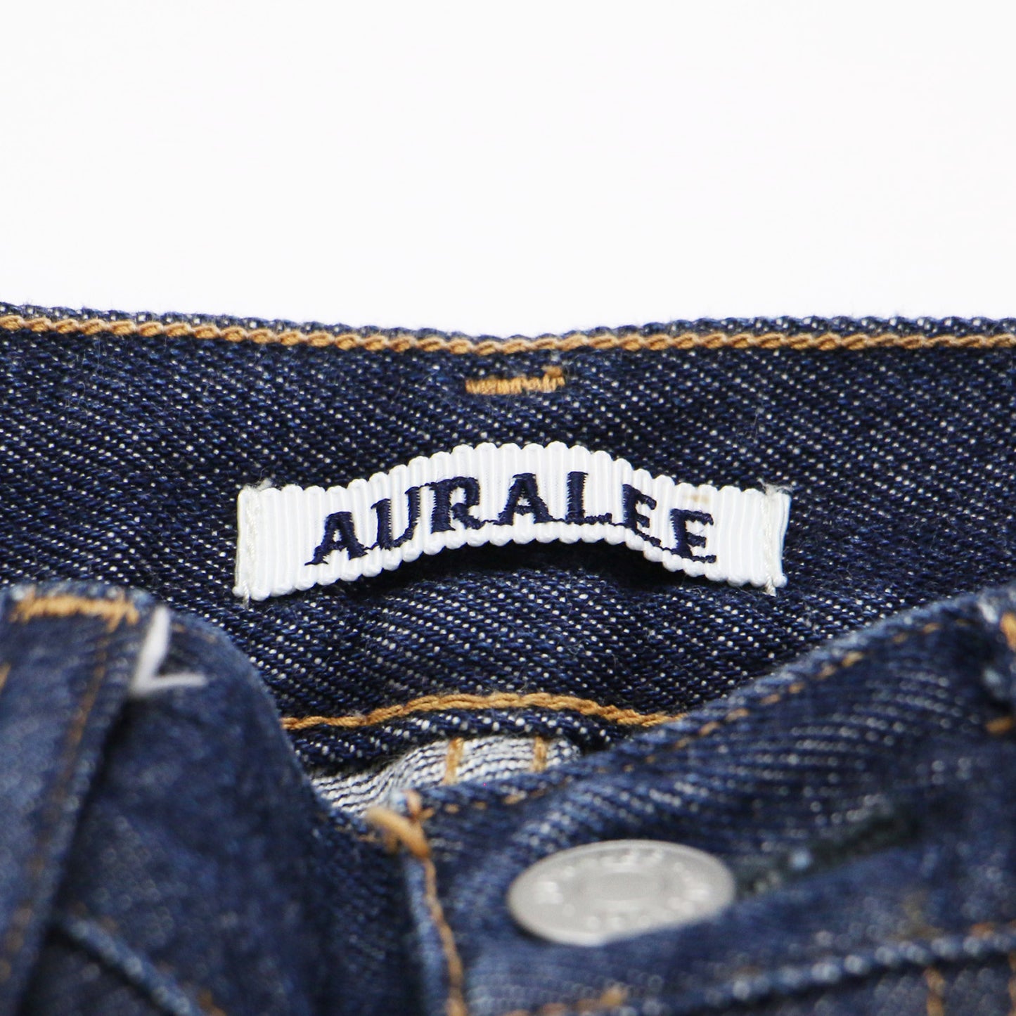 ハードツイスト デニム 5ポケット パンツ A00P02DM / ストレート センタープレス コットン