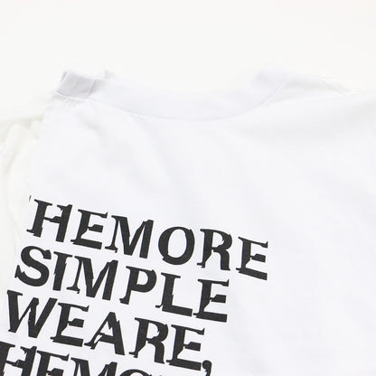 24春夏 グラフィック Tシャツ / Graphic T-Shirt カットソー ノースリーブ クルーネック ロゴ プリント サテンコンビ