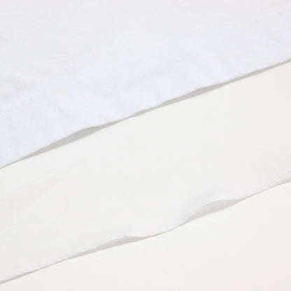 24春夏 グラフィック Tシャツ / Graphic T-Shirt カットソー ノースリーブ クルーネック ロゴ プリント サテンコンビ