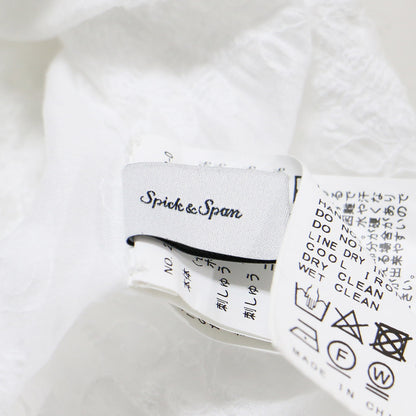 24春夏 シアー エンブロイダリー シャツ / ブラウス 長袖 刺繍 総柄 花柄