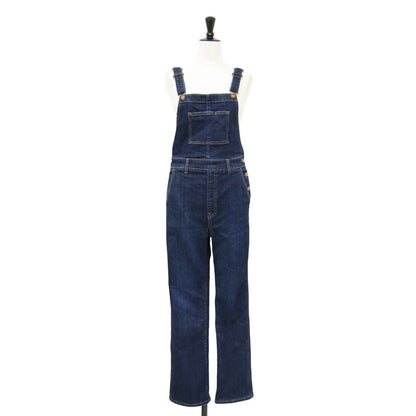ストレッチ デニム オーバーオール Lauryn / セミフレア サロペット パンツ