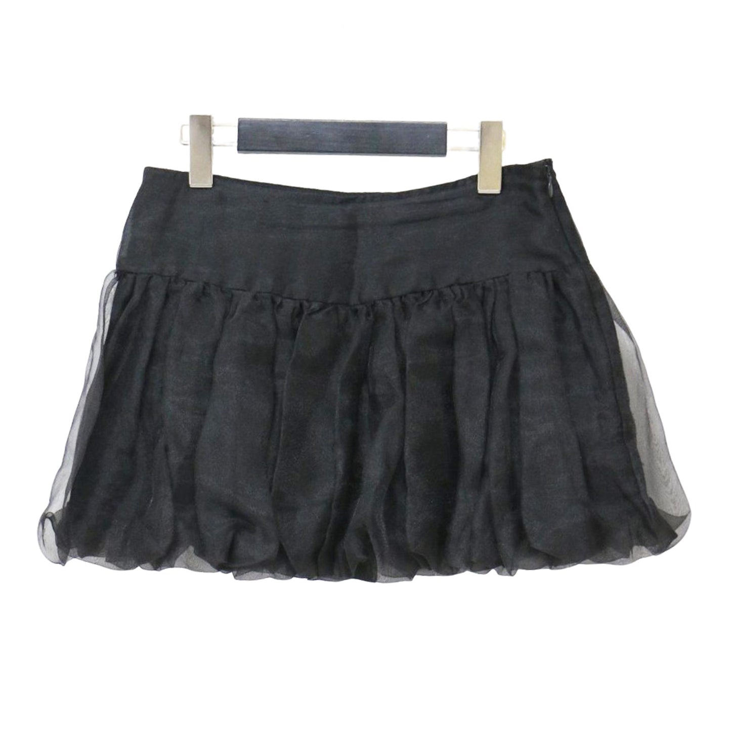 24春夏 オーガンジー バルーン スカート / Beatrice Balloon Skirt ミニ丈 シアー ギャザー