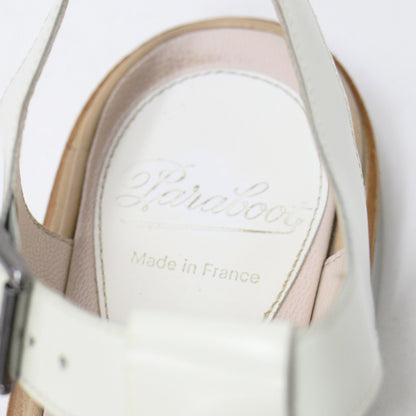 エナメル レザー グルカ サンダル / IBERIS フラット アンクルストラップ