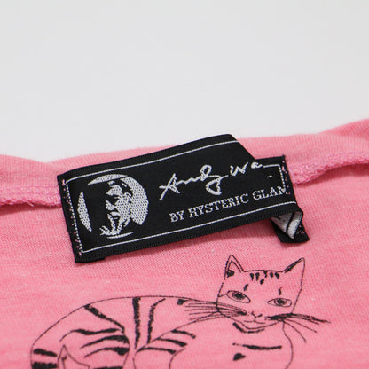 × Andy Warhol ピストルプリント 半袖 Tシャツ / クルーネック カットソー ワイド アンディウォーホル