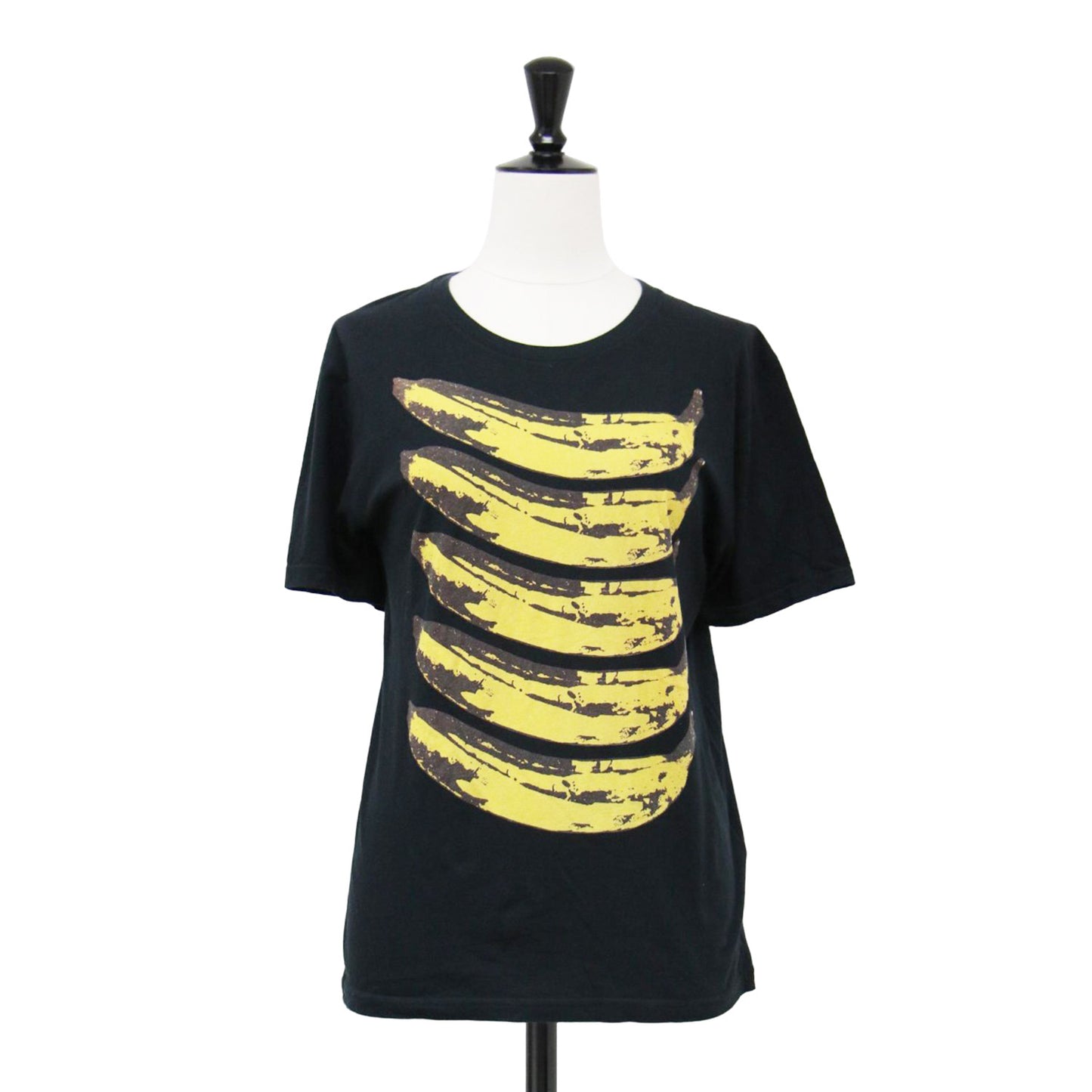 × Andy Warhol バナナ プリント 半袖 Tシャツ / コットン クルーネック カットソー アンディウォーホル