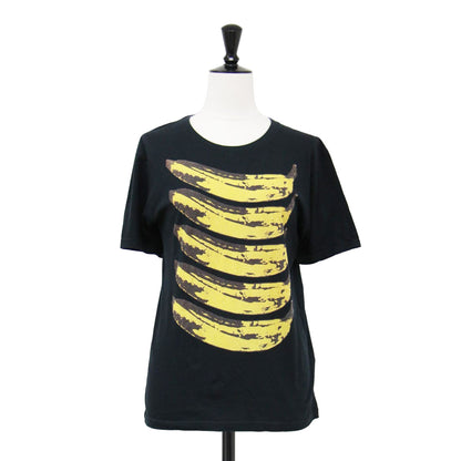 × Andy Warhol バナナ プリント 半袖 Tシャツ / コットン クルーネック カットソー アンディウォーホル