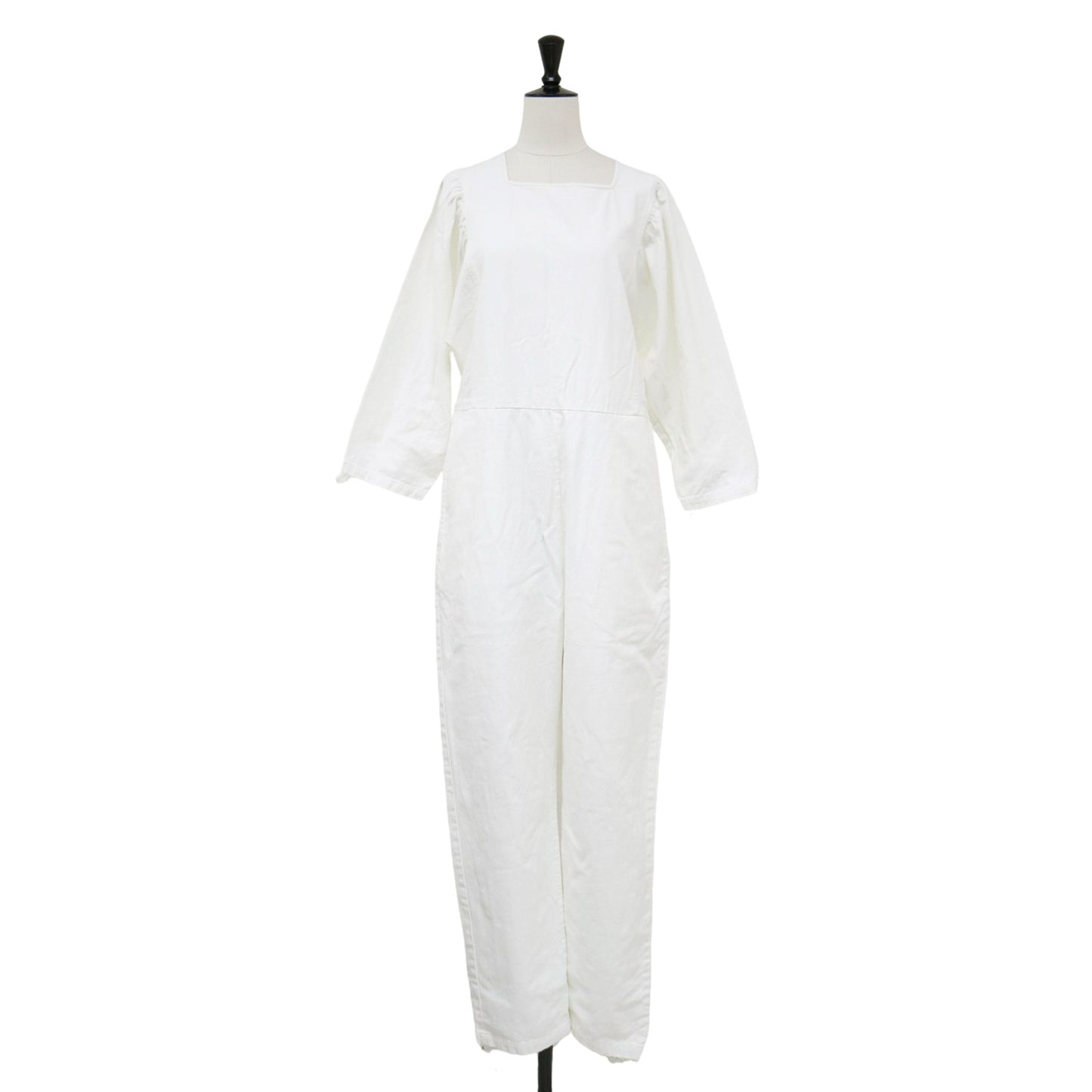 R.H.VINTAGE レースアップ スクエアネック ジャンプスーツ / Lace Up Square Neck Jumpsuit オールインワン サロペット