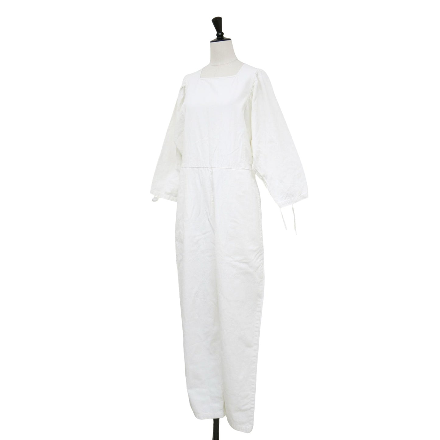 R.H.VINTAGE レースアップ スクエアネック ジャンプスーツ / Lace Up Square Neck Jumpsuit オールインワン サロペット