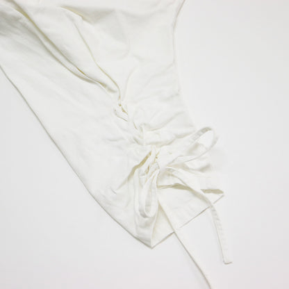 R.H.VINTAGE レースアップ スクエアネック ジャンプスーツ / Lace Up Square Neck Jumpsuit オールインワン サロペット