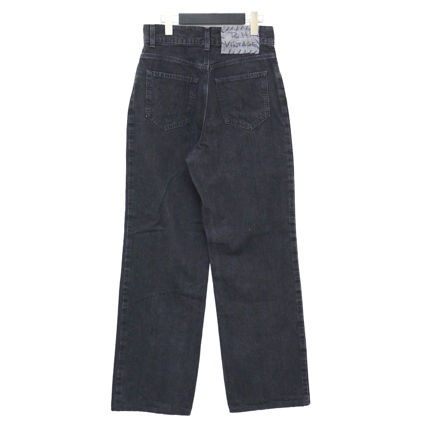 R.H.VINTAGE ハイウエスト デニム パンツ / ストレート コットン