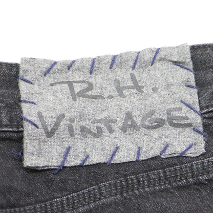 R.H.VINTAGE ハイウエスト デニム パンツ / ストレート コットン