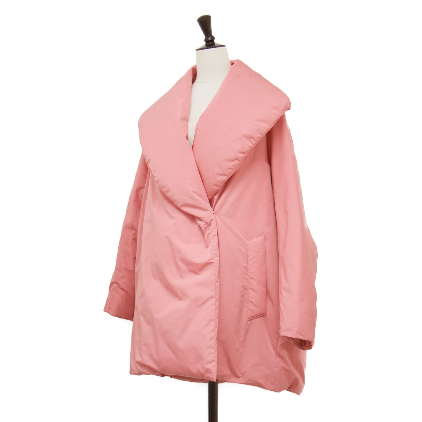 × Ron Herman 23秋冬 ショールカラー ダウンコート / Form Down Shawl collar Down Coat ジャケット 長袖 オーバーサイズ ミドル丈