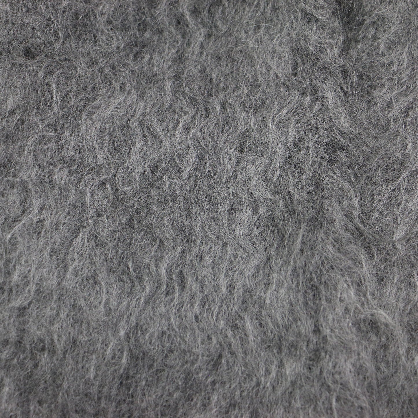 24秋冬 クルーネック カーディガン / PORTMIX ニット 長袖 ボタンレス ブランドロゴ メタルプレート ファー モヘヤ