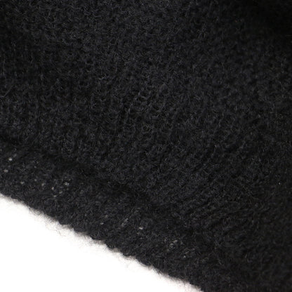 H& by POOL 24秋冬 モヘヤ ウール バルーン カーディガン / Mohair Cardigan ニット 長袖 ボタンレス ワイド ローゲージ