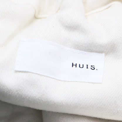 縮絨ウール フランネル バルーンパンツ / ワイドパンツ テーパード ウエストゴム