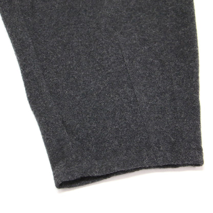 縮絨ウール フランネル バルーンパンツ / ワイドパンツ テーパード ウエストゴム