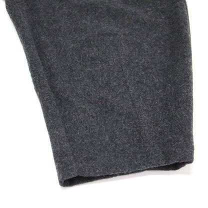 縮絨ウール フランネル バルーンパンツ / ワイドパンツ テーパード ウエストゴム