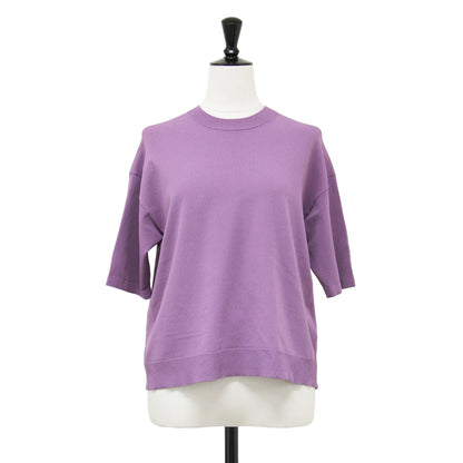 24秋冬 ニット ショートスリーブ Tシャツ / ADLER RAMIEL 半袖 クルーネック レーヨン ウォッシャブル
