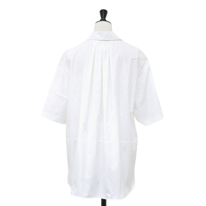 24秋冬 ショートスリーブ シャツ / Luxe Cotton Leat 半袖 5分袖 レギュラーカラー ストレッチ コットン