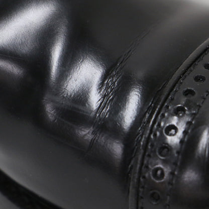 サイドゴア ショート ブーツ / ALLY メダリオン レザー 本革