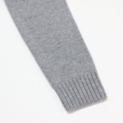 24秋冬 ウール カシミヤ クルーネック ミドルゲージ ニット / Lana Cash Cropped CN PO プルオーバー 長袖 クロップド丈