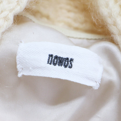 ウール ショールカラー カーディガン / ニット ミドル丈 長袖 Vネック オーバーサイズ ローゲージ