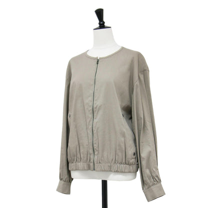 24春夏 ジップアップ ブルゾン / Crisp Linen Katia クルーネック リネン ストレッチ ウォッシャブル