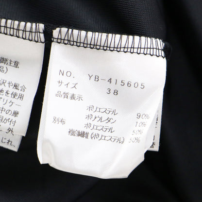 24秋冬 ハイネック リボン ベロア カットソー / プルオーバー 長袖 コンパクト タック ストレッチ サテン