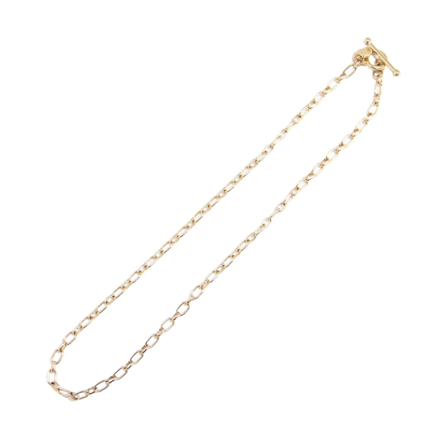 × Demi-Luxe BEAMS 別注 24春夏 チェーン ネックレス / Millie トグルタイプ 真鍮 金メッキ