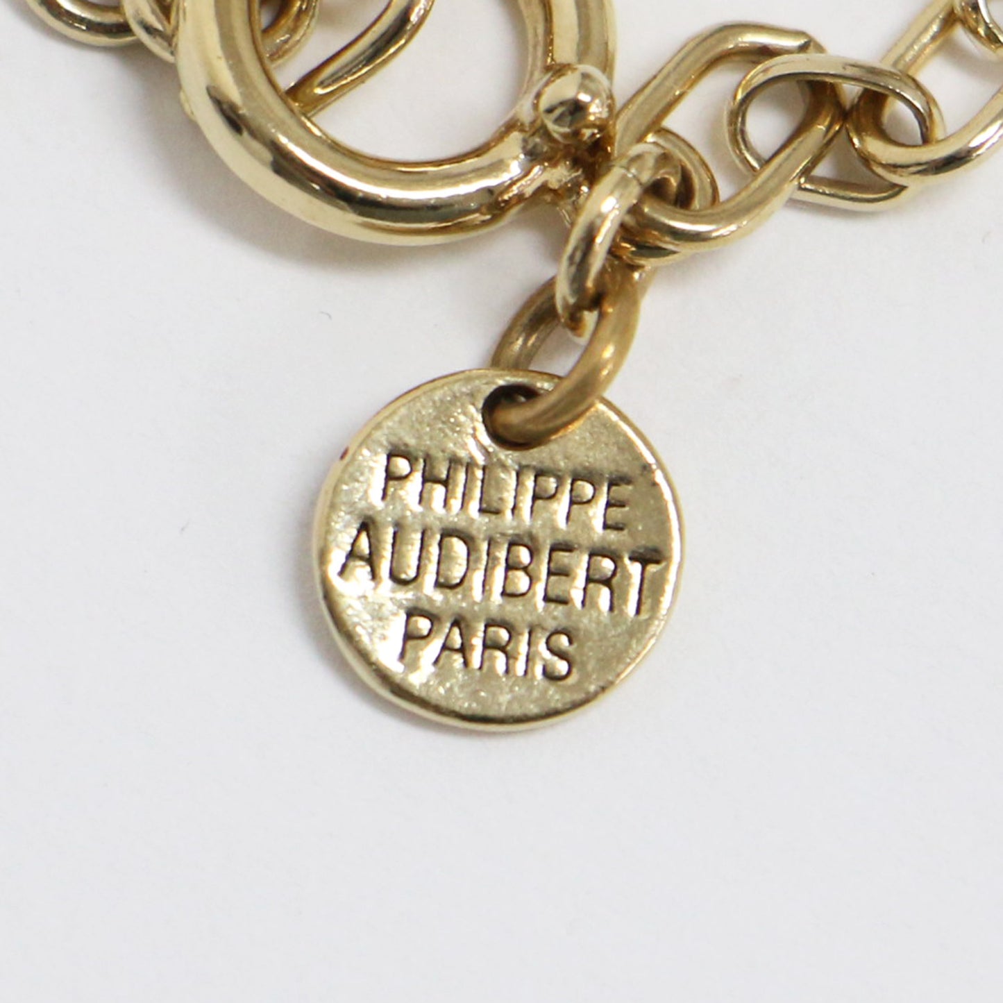 × Demi-Luxe BEAMS 別注 24春夏 チェーン ネックレス / Millie トグルタイプ 真鍮 金メッキ