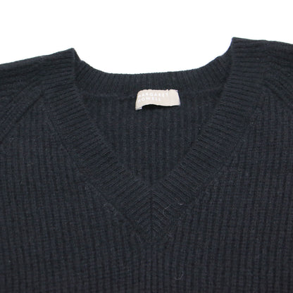 20秋冬 ウール カシミヤ シルク Vネック ニット / WOOL CASHMERE SILK V NECK JUMPER プルオーバー 長袖 ラグランスリーブ