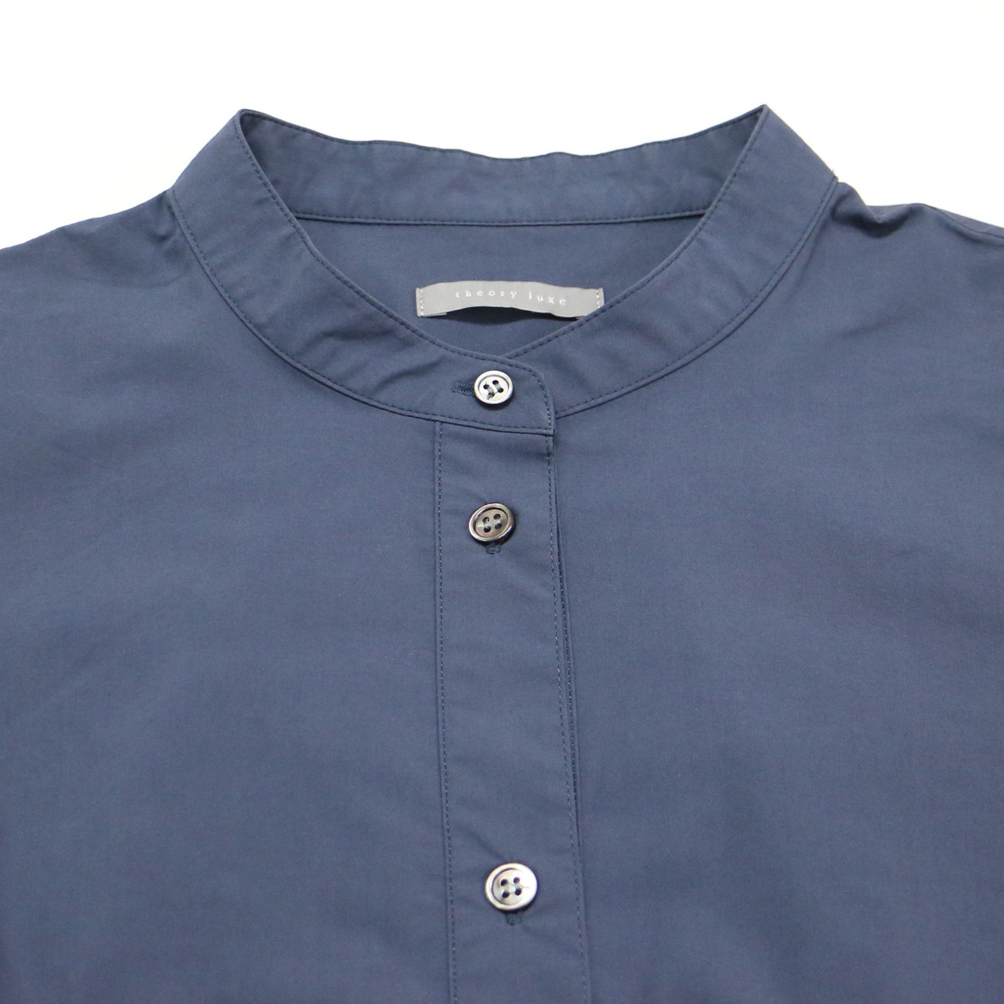 24秋冬 スタンドカラー フレア シャツ ドレス / Tech Poplin Eressa ワンピース ロング丈 半袖 ストレッチ ウォッシャブル