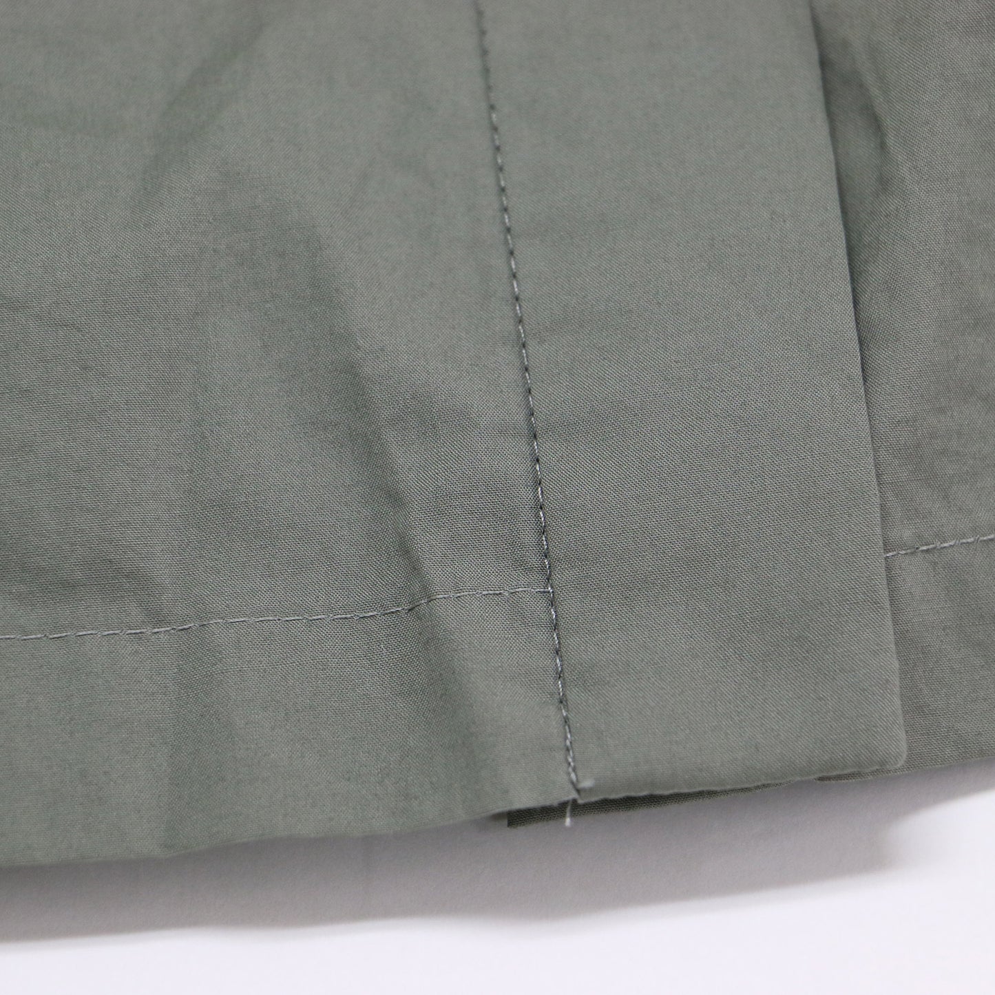 フレンチスリーブ バルーンシルエット ブラウス / シャツ ノースリーブ バンドカラー 比翼 タイプライター コットン