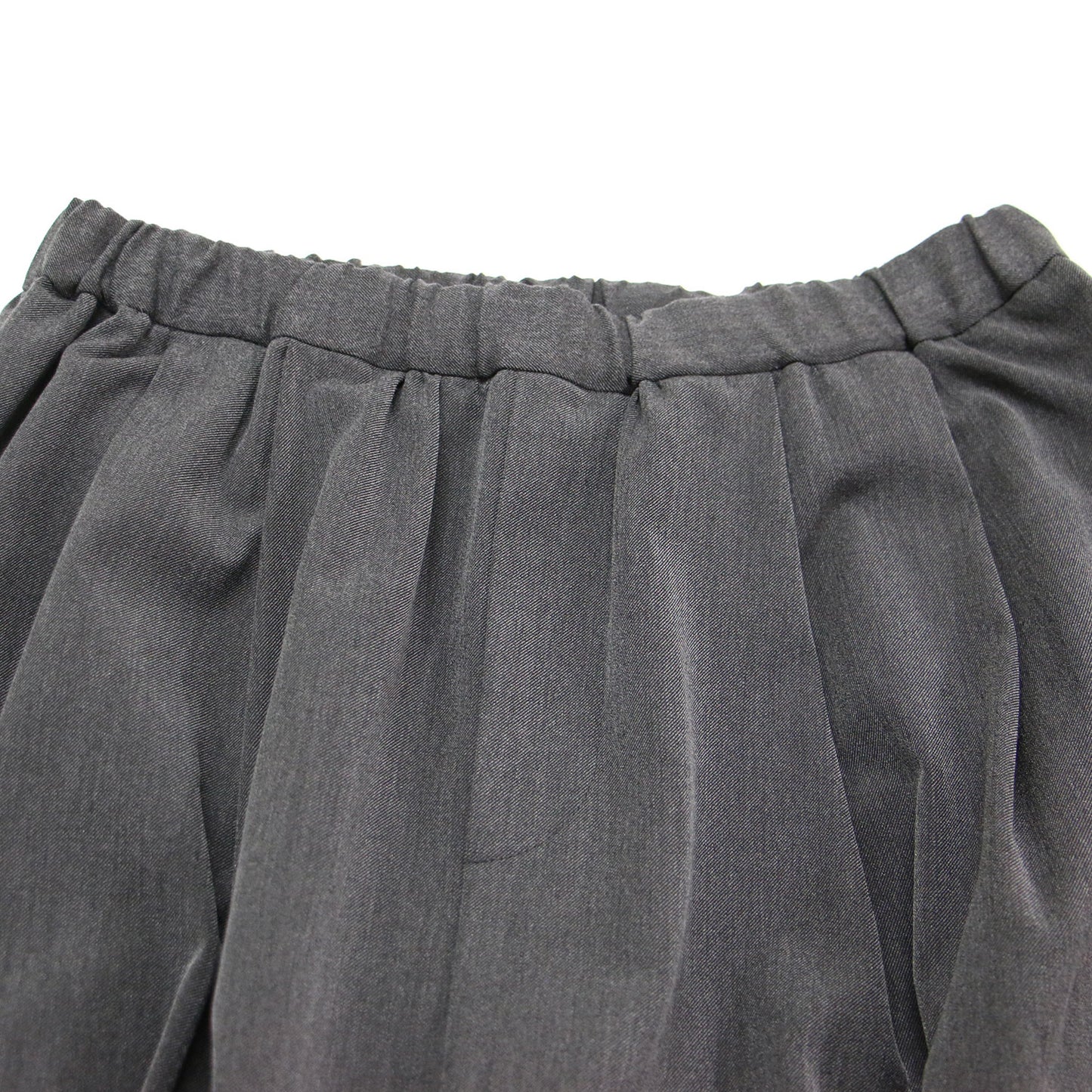 24秋冬 ワイド タック パンツ / ウエストゴム ドローストリング ストレッチ