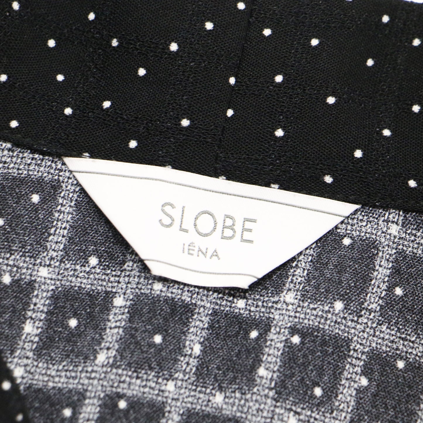 22秋冬 ボウタイ付き ドット柄 オールインワン / パンツ 長袖 ワイド リボン