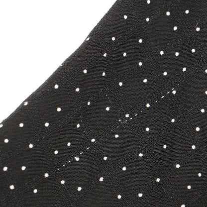 22秋冬 ボウタイ付き ドット柄 オールインワン / パンツ 長袖 ワイド リボン