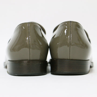 エナメル レザー ローファー / パテント フラット スリッポン