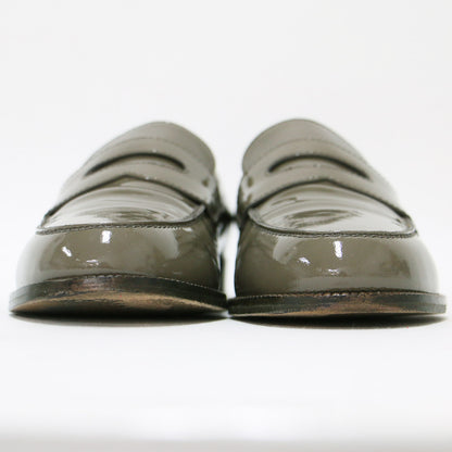 エナメル レザー ローファー / パテント フラット スリッポン