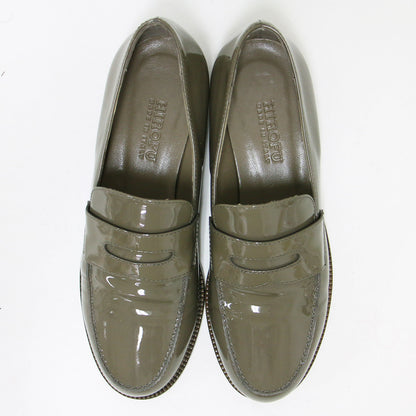 エナメル レザー ローファー / パテント フラット スリッポン